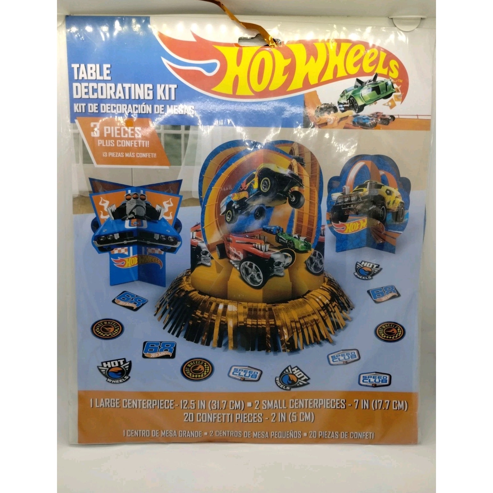 Hot Wheels Table Decorating Kit 23 Pc  Brand New